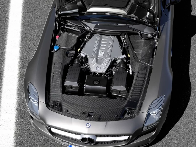 amg, мерс, двигатель, sls, roadster, авто, benz, auto