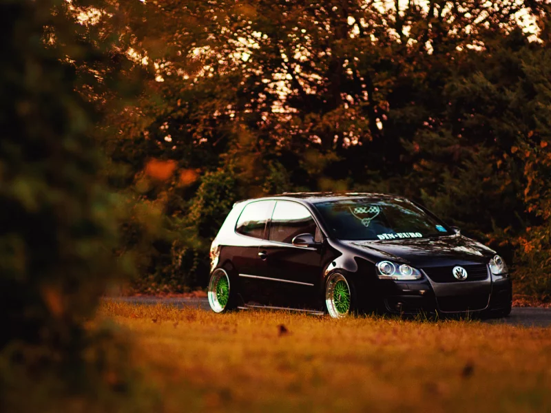 vw, осень, mkv, gti