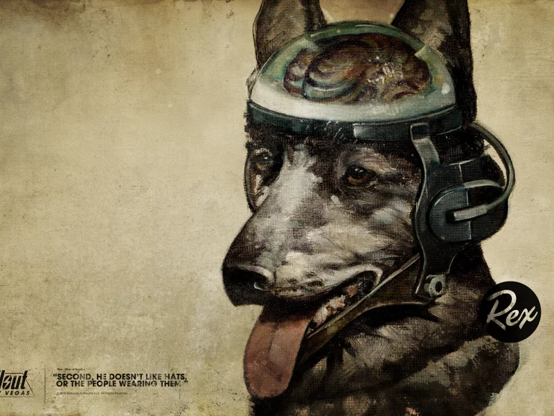 пес, мозг, fallout, rex, new vegas