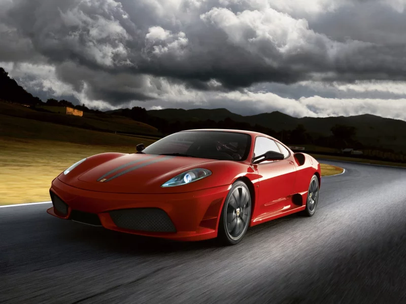 scuderia, красная, f430, феррари, ferrari