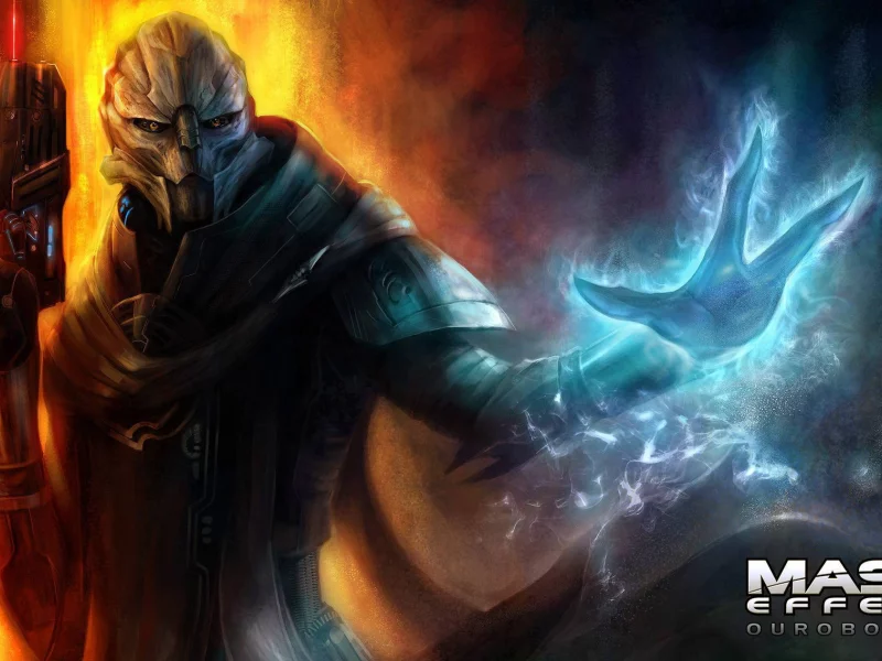 сила, биотик, гаррус вакариан, dlc, турианец, оружие, mass effect