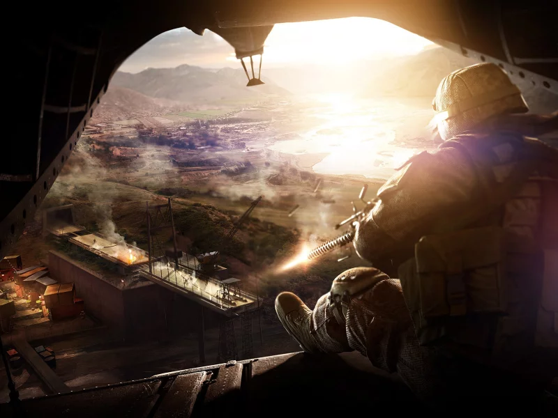 operation flashpoint, огонь, война, вертолет, red river