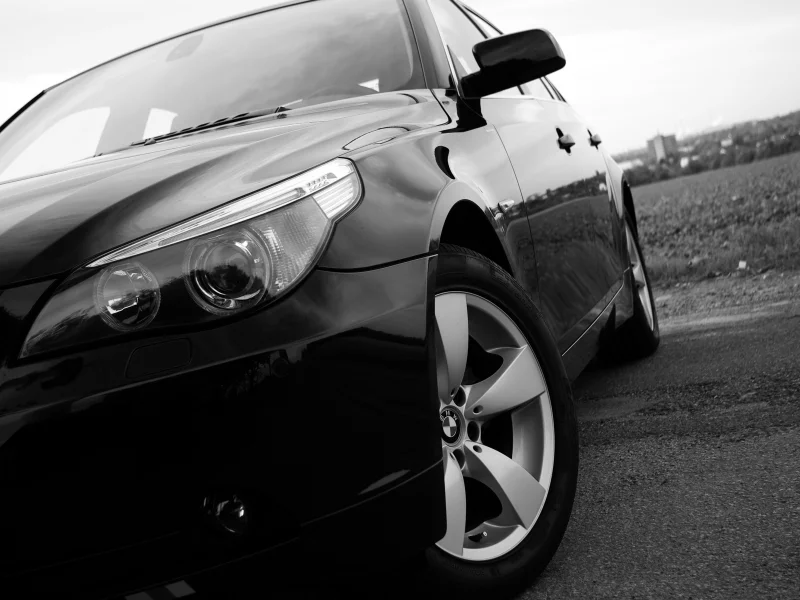 5-er, e60, black, bmw