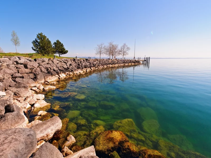 пейзаж, река, камни, море, природа