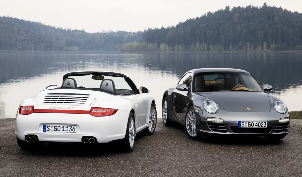 два, 911, озеро, porsche