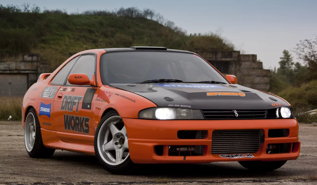 r33, drift works, skyline, nissan