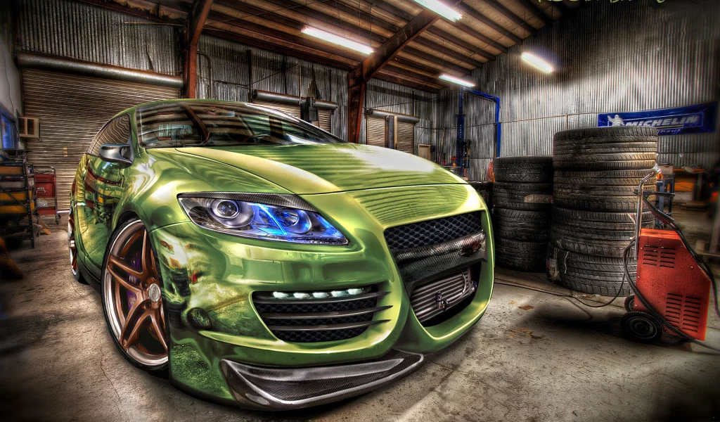fisheye, crz, гараж, hdr, honda