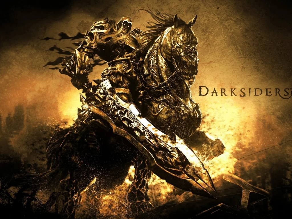 меч, war, всадник, апокалипсис, война, конь, darksiders