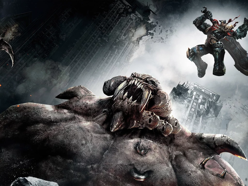 меч, демон, война, darksiders, апокалипсис