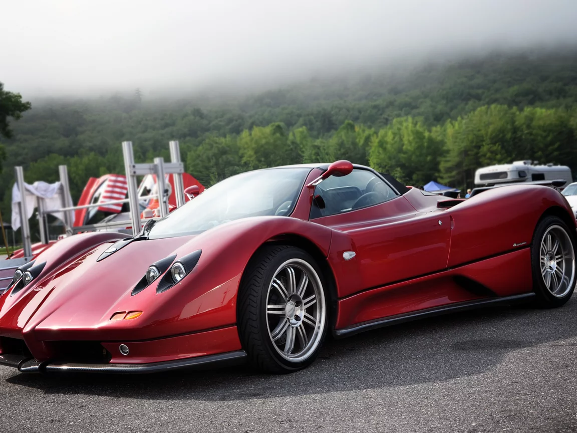 pagani zonda, авто обои, супер кар