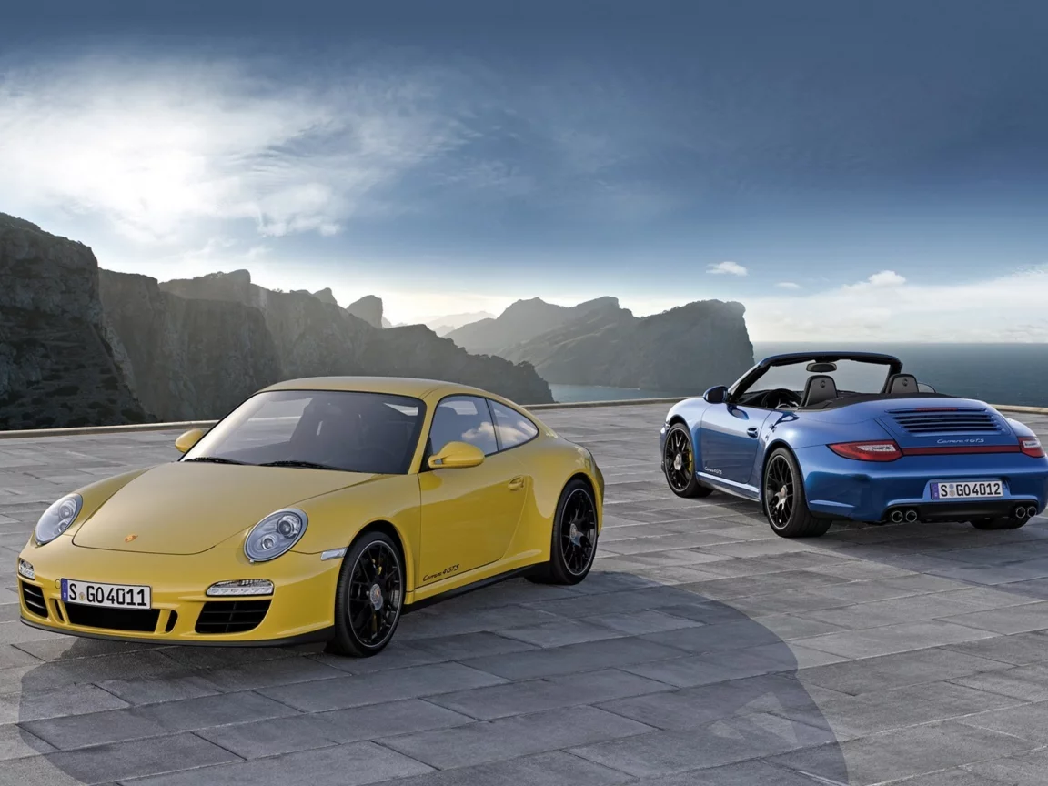 горы, carrera 4, gts, 2012, porsche 911