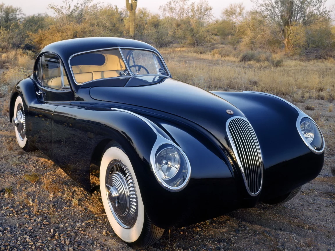 отражение, coupe, 1953, фары, fixed head, jaguar, xk120m, классика