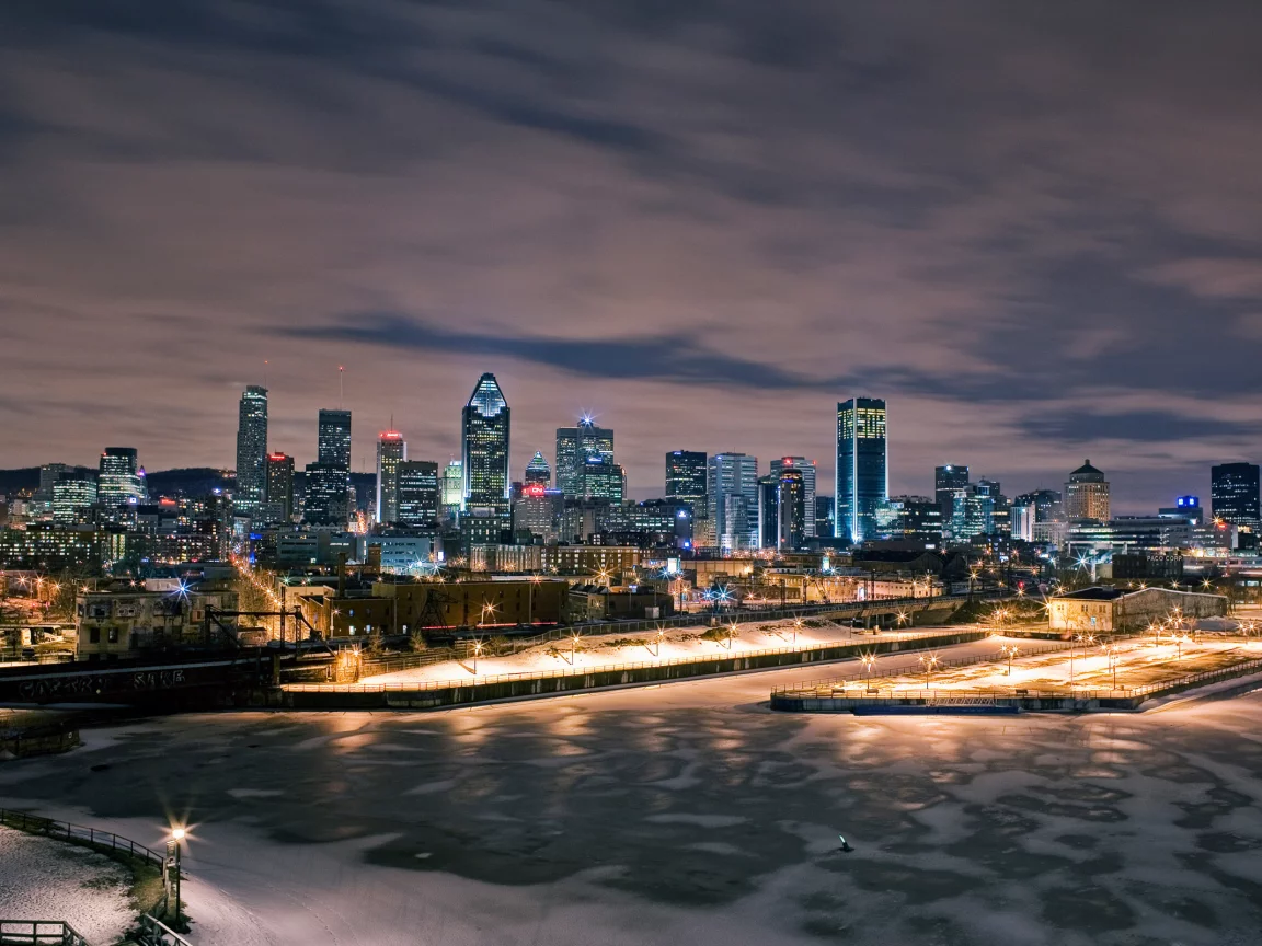 canada, ночь, montreal
