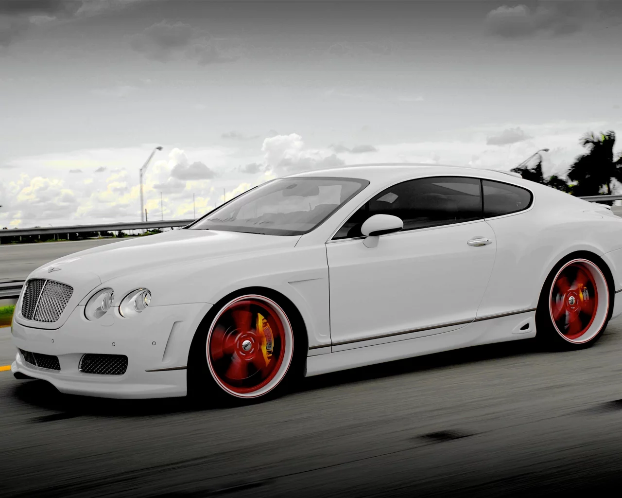 трасса, дорога, bentley