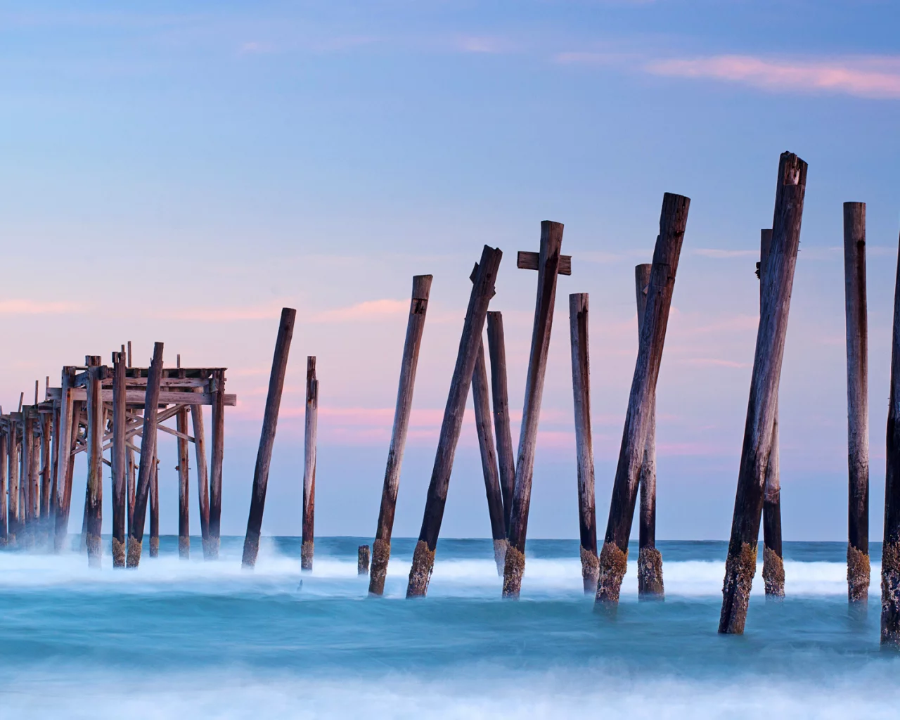 океан, волны, холод, ocean, new jersey, вода, море, закат