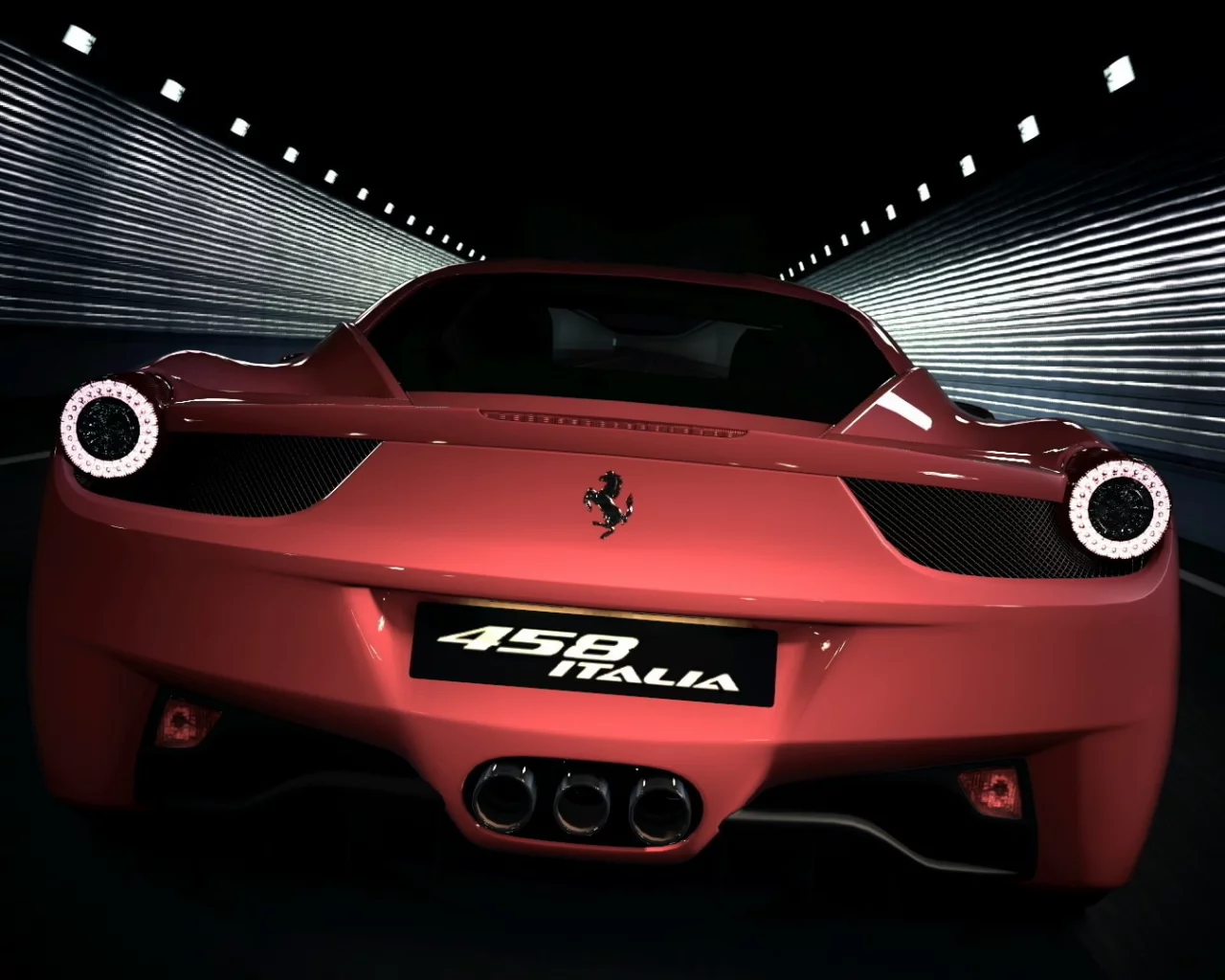 спорткар, зад, 458italia, ferrari