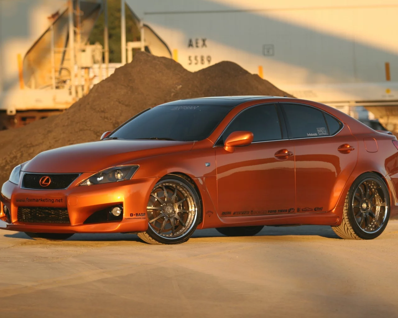 тюнингованный, автомобиль, lexus, лексус