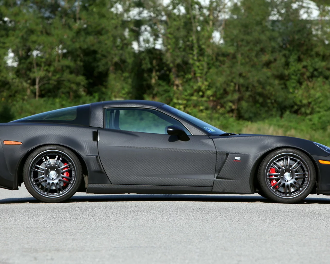 corvette, диски, черный, карбон, z06