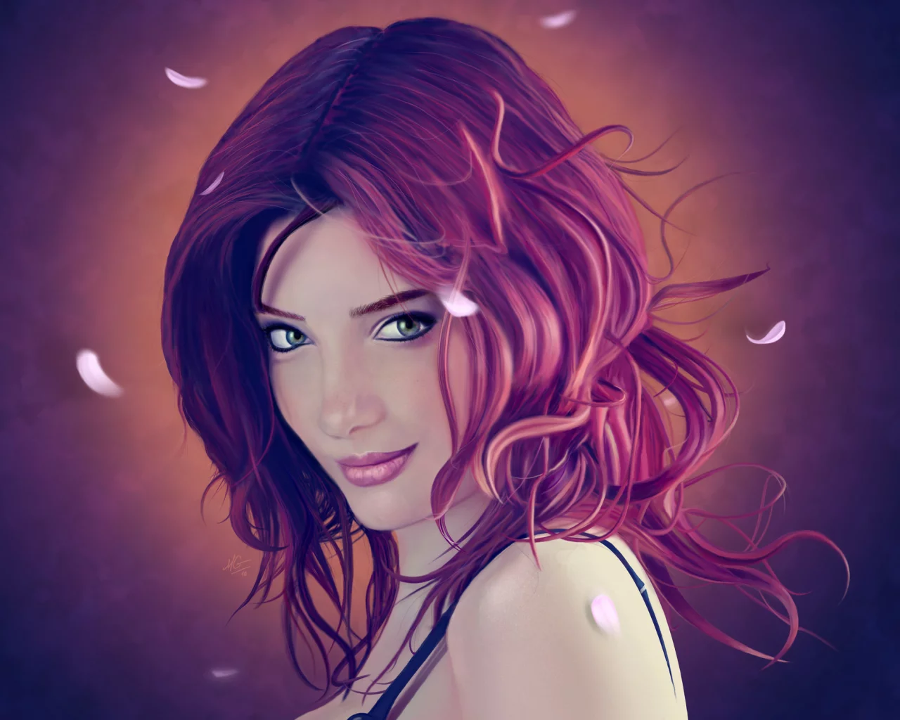susan coffey, отрисовка, лицо