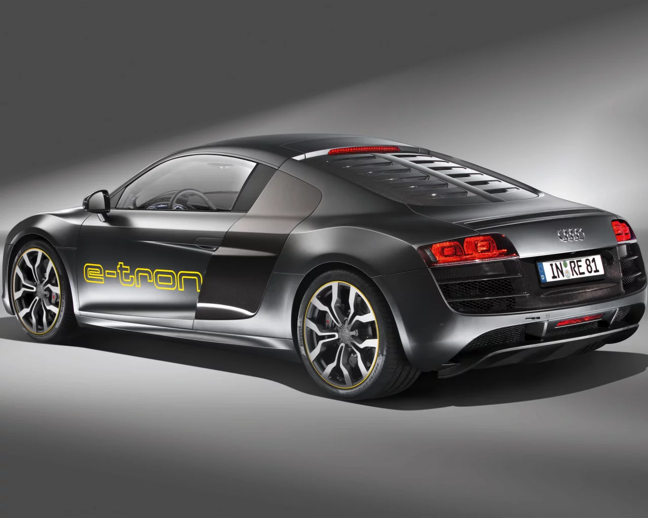 задняя часть, r8, audi, prototype, e-tron