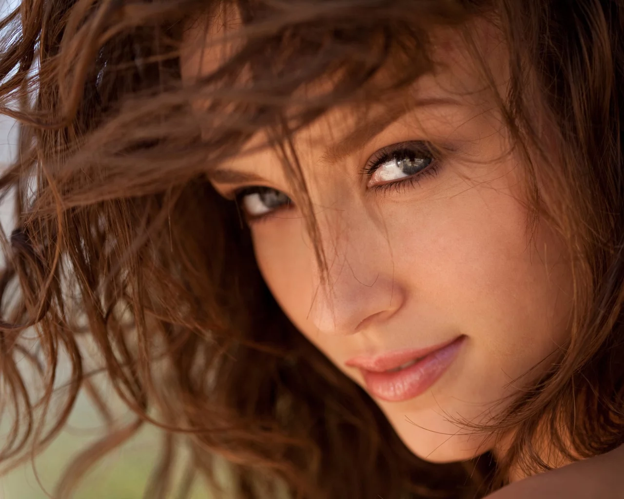 взгляд, malena morgan, волосы, лицо, девушка