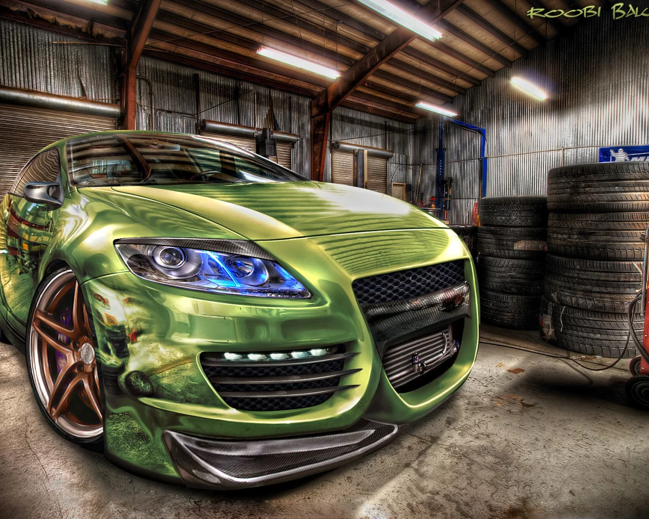 fisheye, crz, гараж, hdr, honda