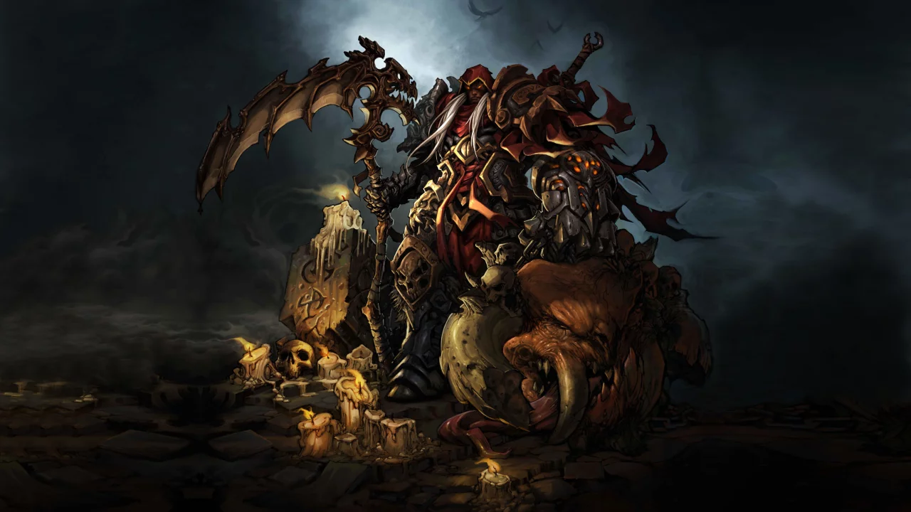 коса, darksiders, воин, монстр