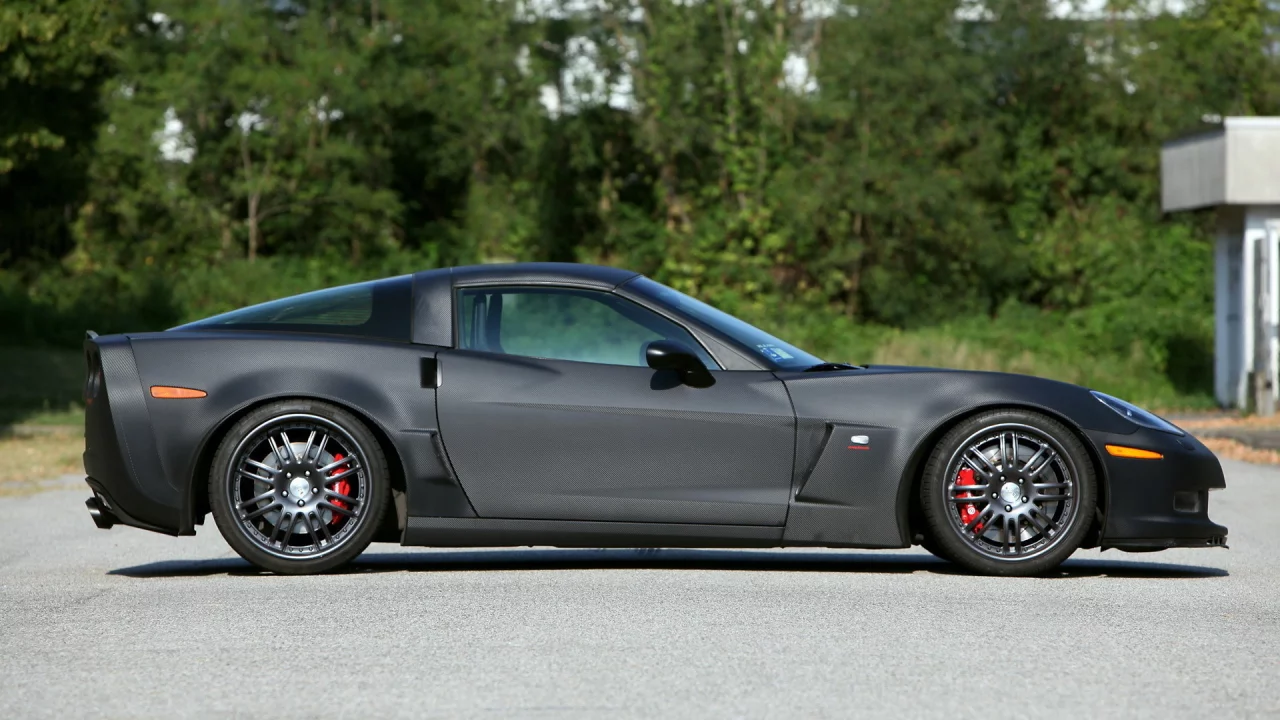 corvette, диски, черный, карбон, z06