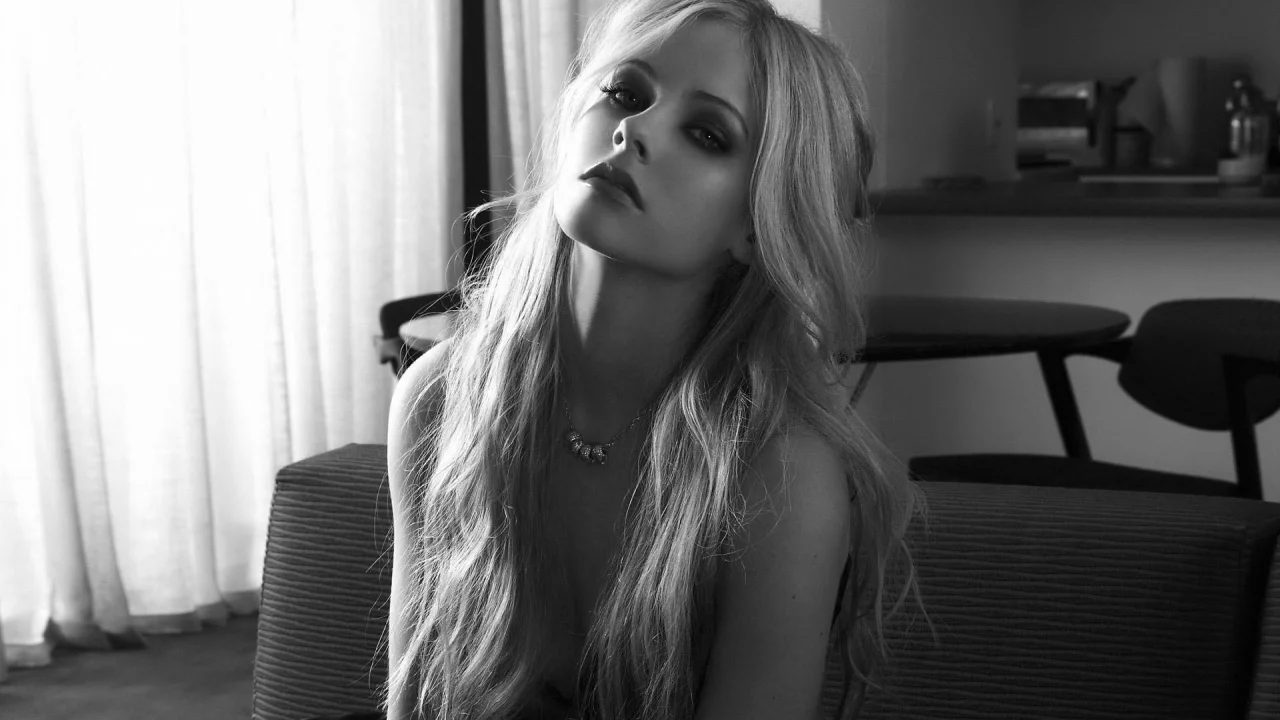 девушка, avril lavigne, красотка, модель, певица
