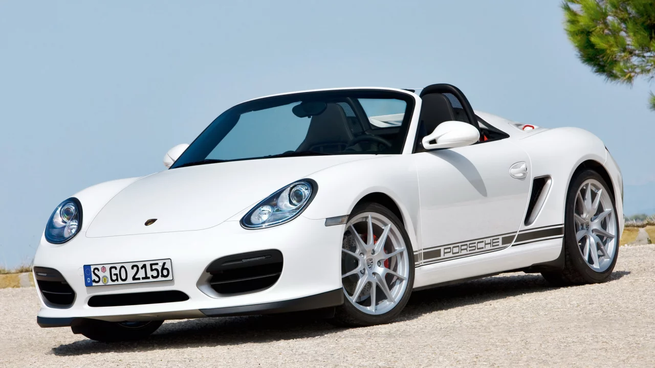 белая, суперкар, порш, кабриолет, porsche