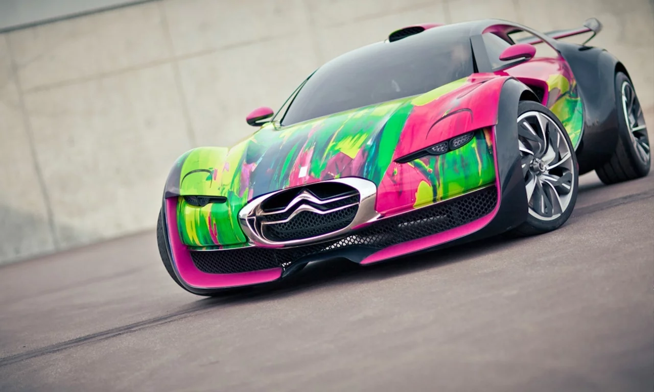 car, art concept, survolt, citroen