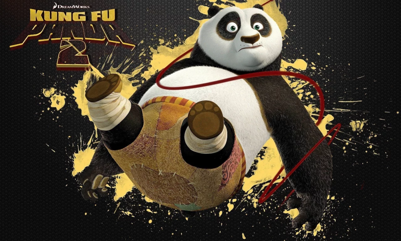 мультфильм, kung fu panda 2, кунг-фу панда 2, по, брызги