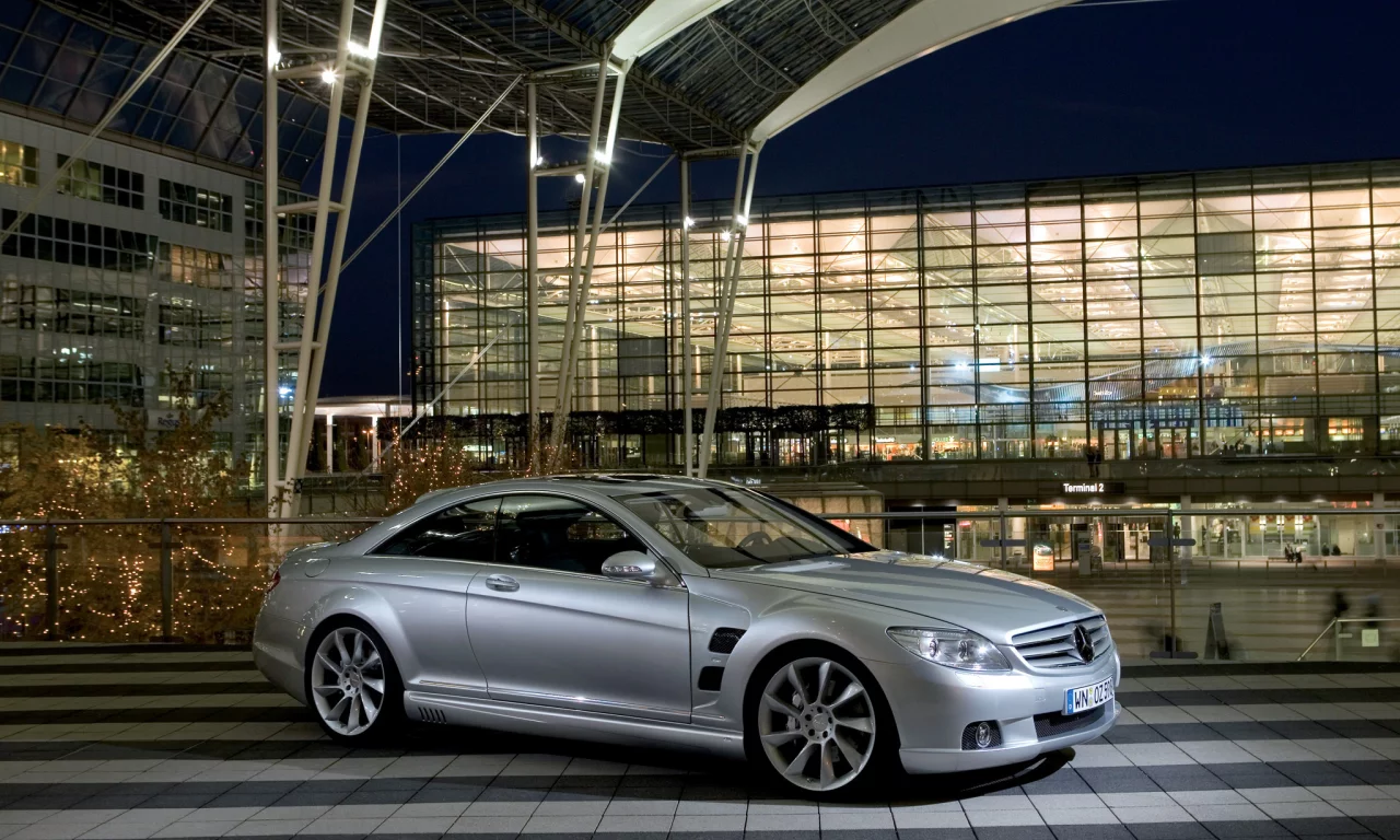 mercedes, cl-class, lorinser, серебристый
