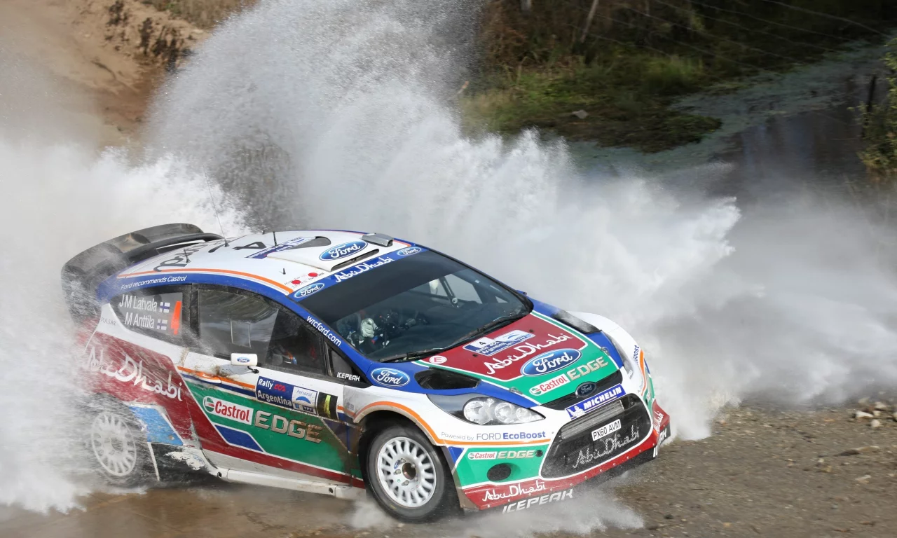 wrc, брызги, вода, fiesta, rs, ford, ралли, argentina, аргентина, rally