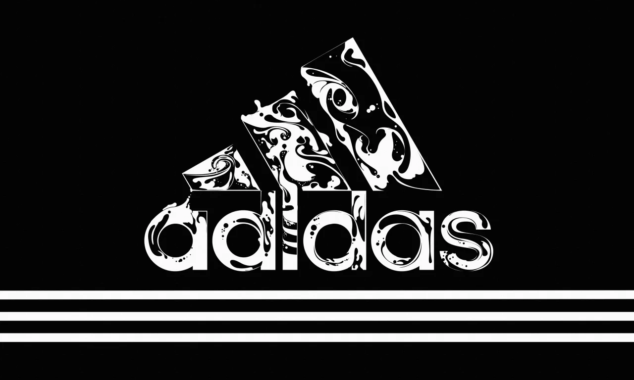 фирма, логотип, adidas