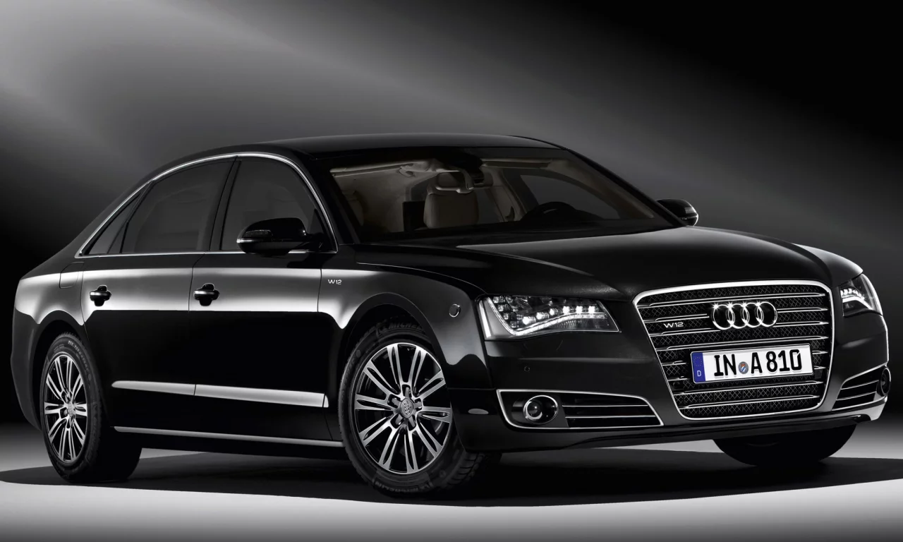 w12, ауди, черная, security, a8, audi, а8