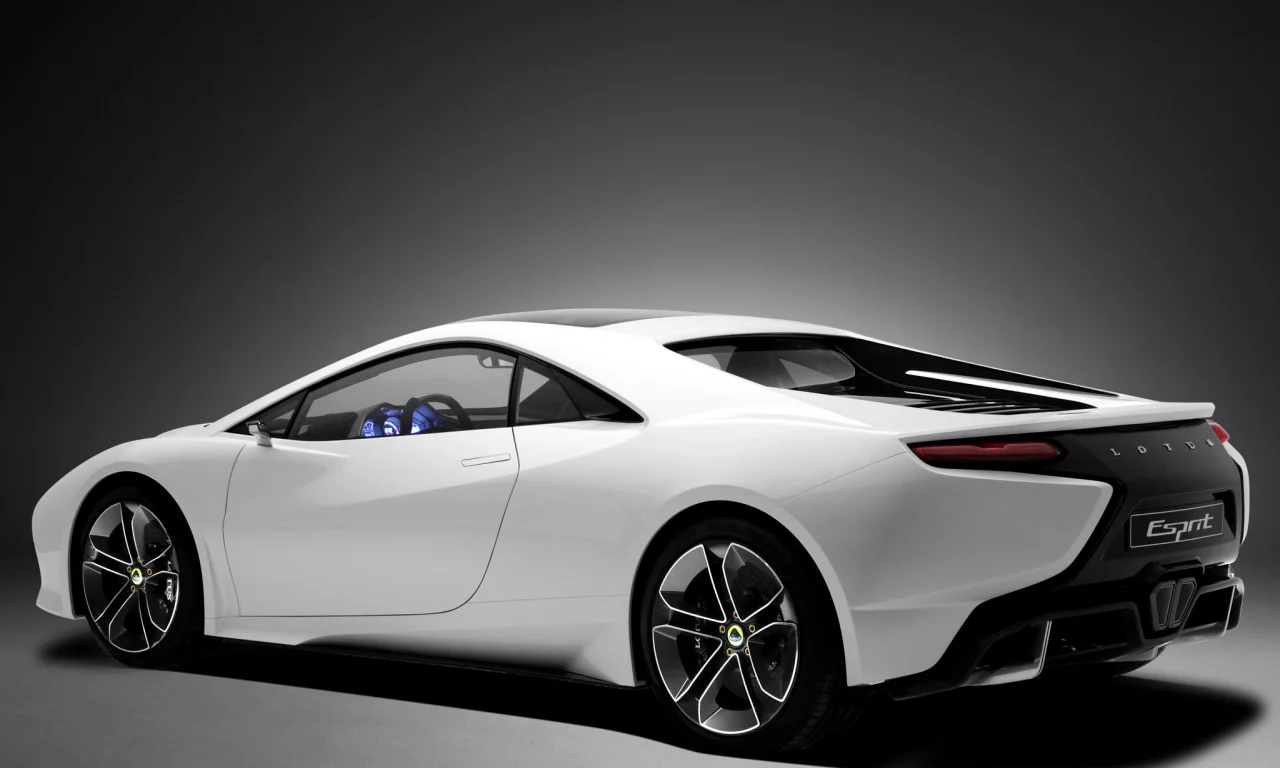 задняя часть, lotus, concept, white, esprit