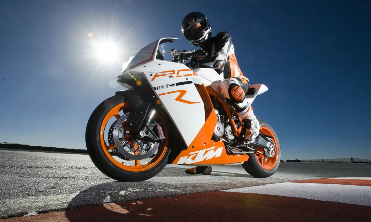 ктм, мотоцикл, байк, небо, лучи, 1190, rc8-x, ktm, солнце, трасса