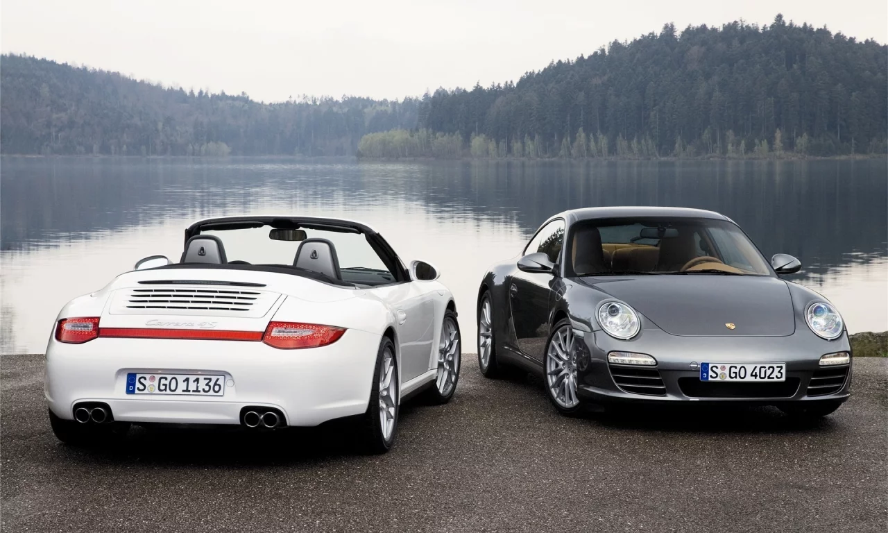 два, 911, озеро, porsche