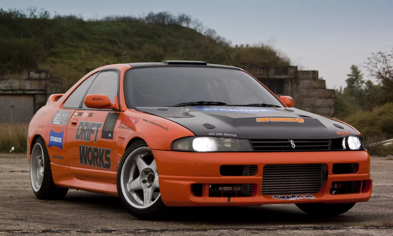 r33, drift works, skyline, nissan