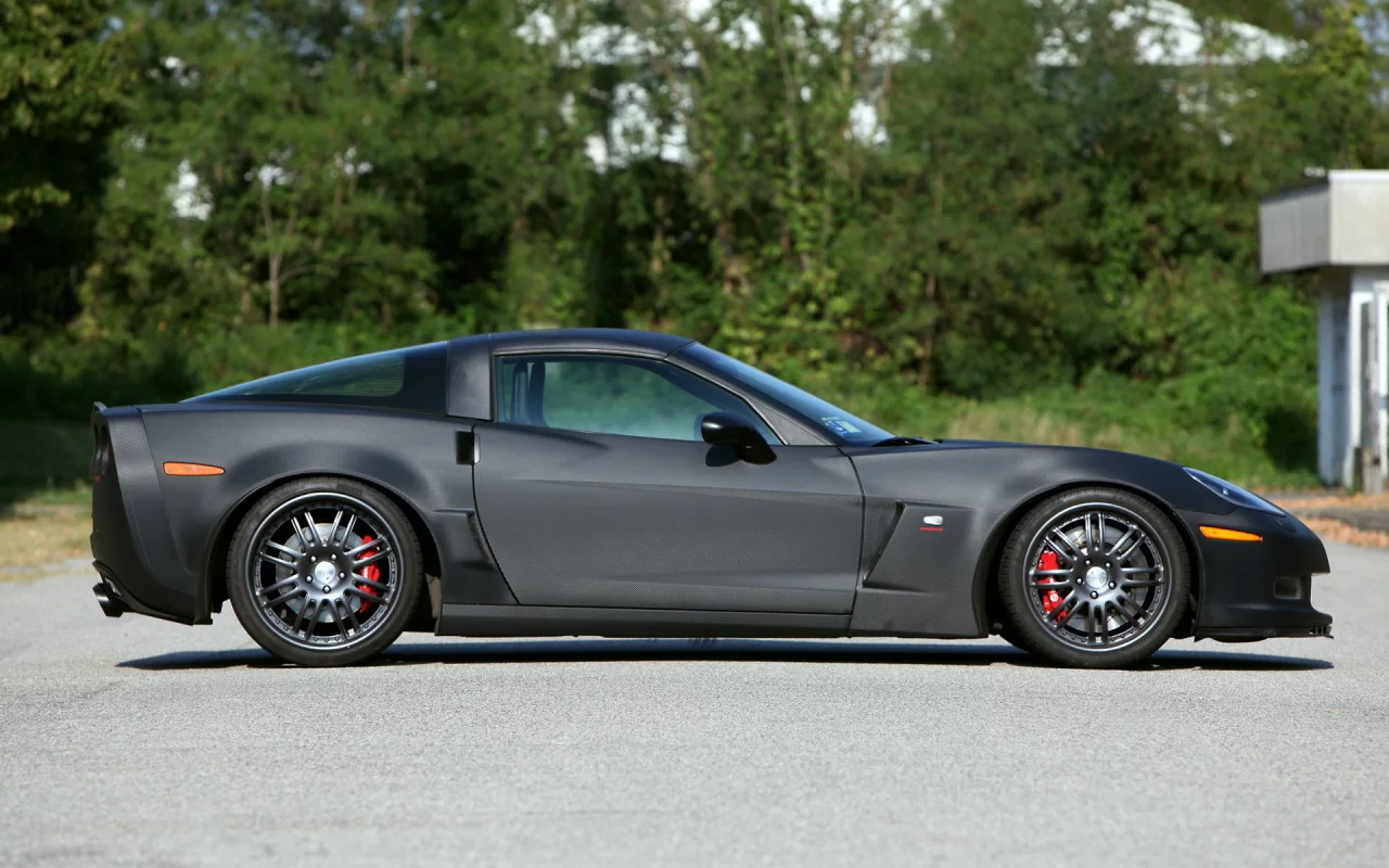 corvette, диски, черный, карбон, z06