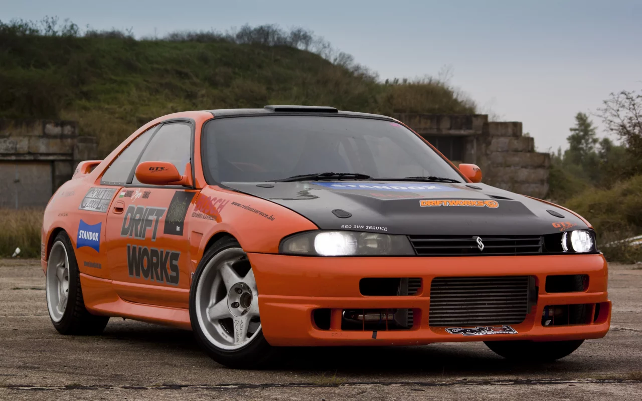 r33, drift works, skyline, nissan