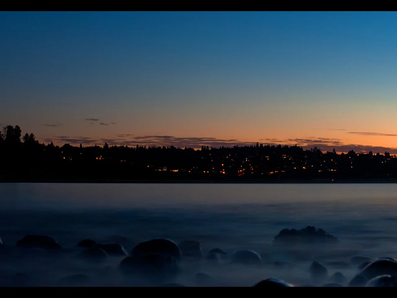 камни, закат, carkeek sunset, берег