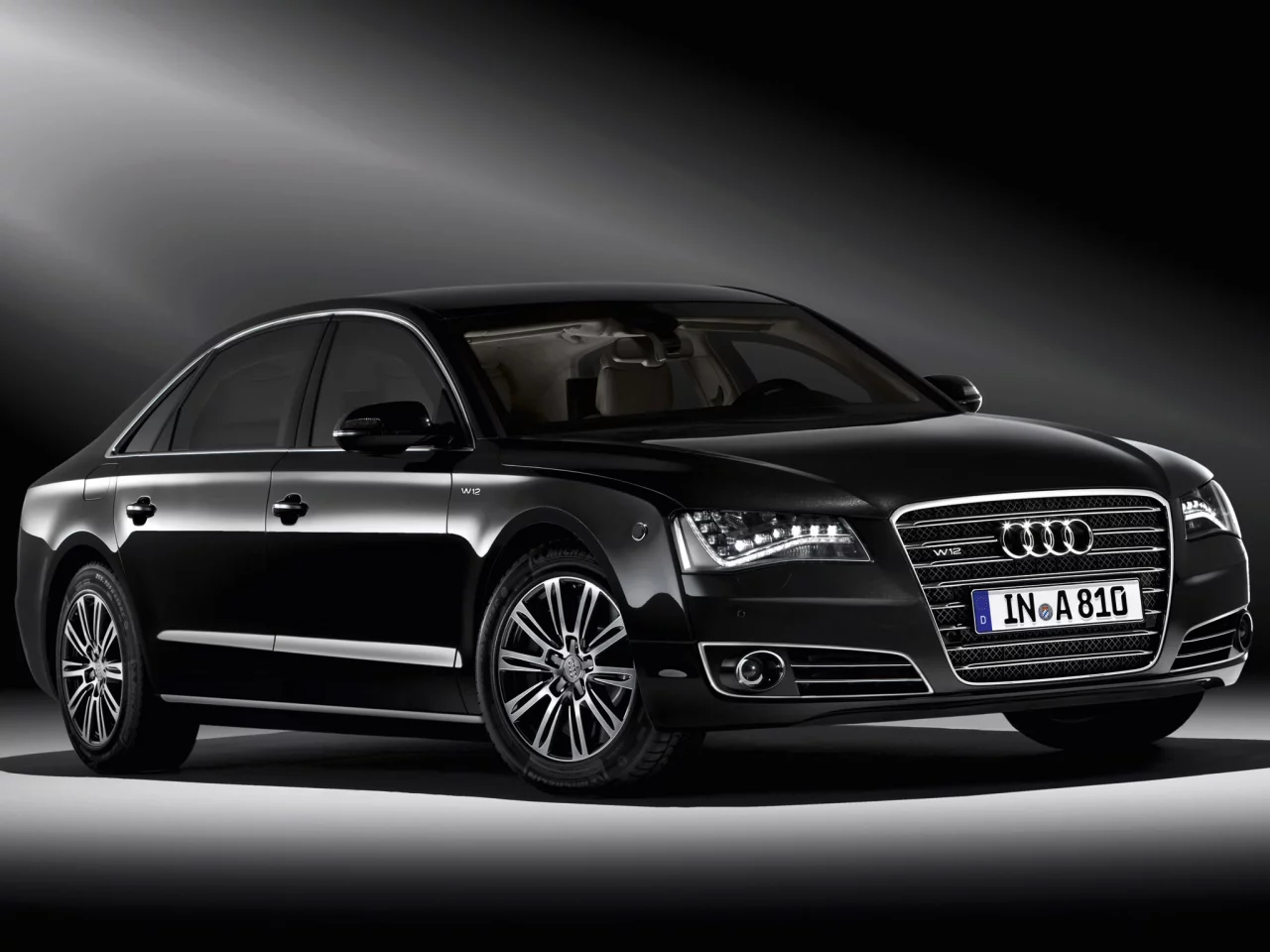 w12, ауди, черная, security, a8, audi, а8