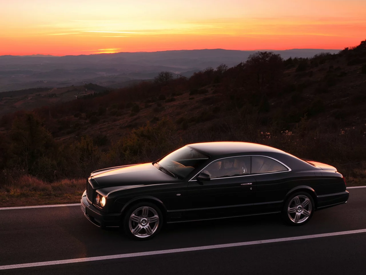 бентли, купе, brooklands, шикарная машина, закат, пейзаж, бруклэндс, bentley