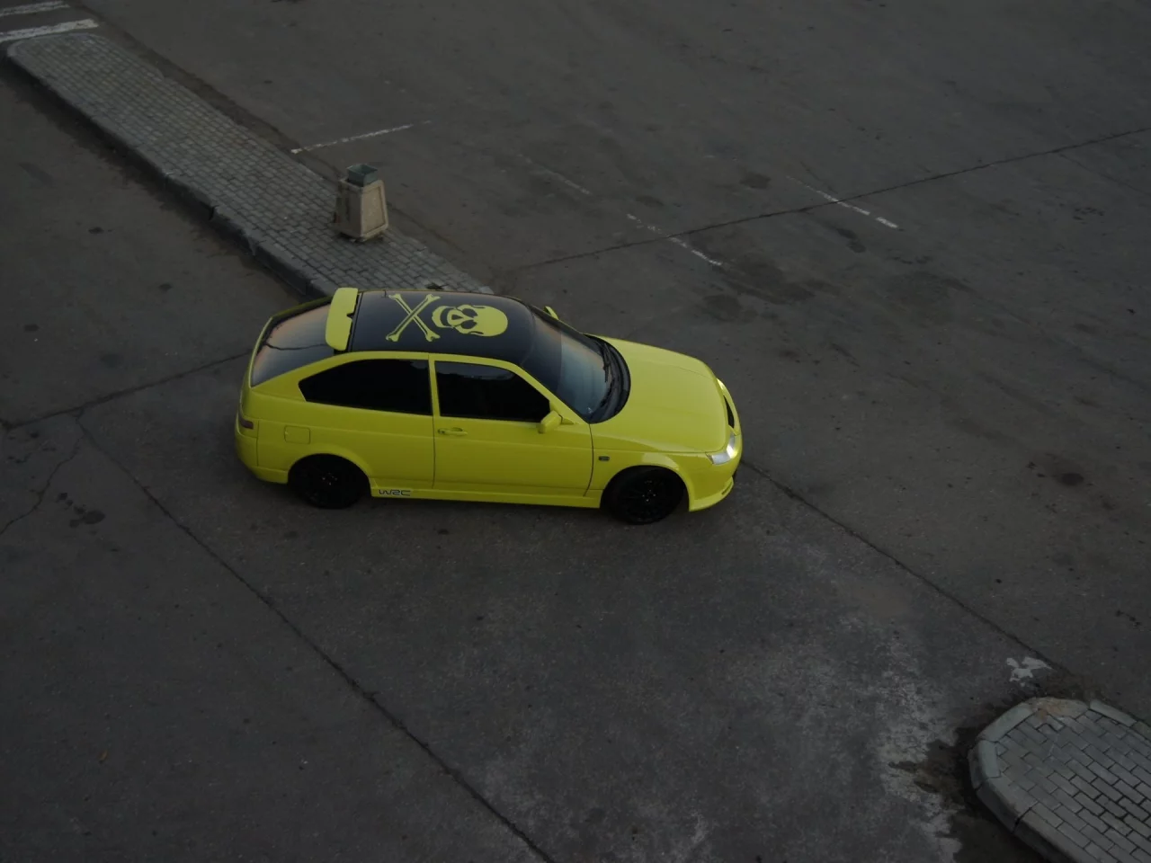 lada, car, тазик