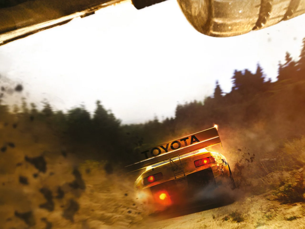 спойлер, гонка, тойота, игра, colin mcrae, supra, грязь, toyota, dirt