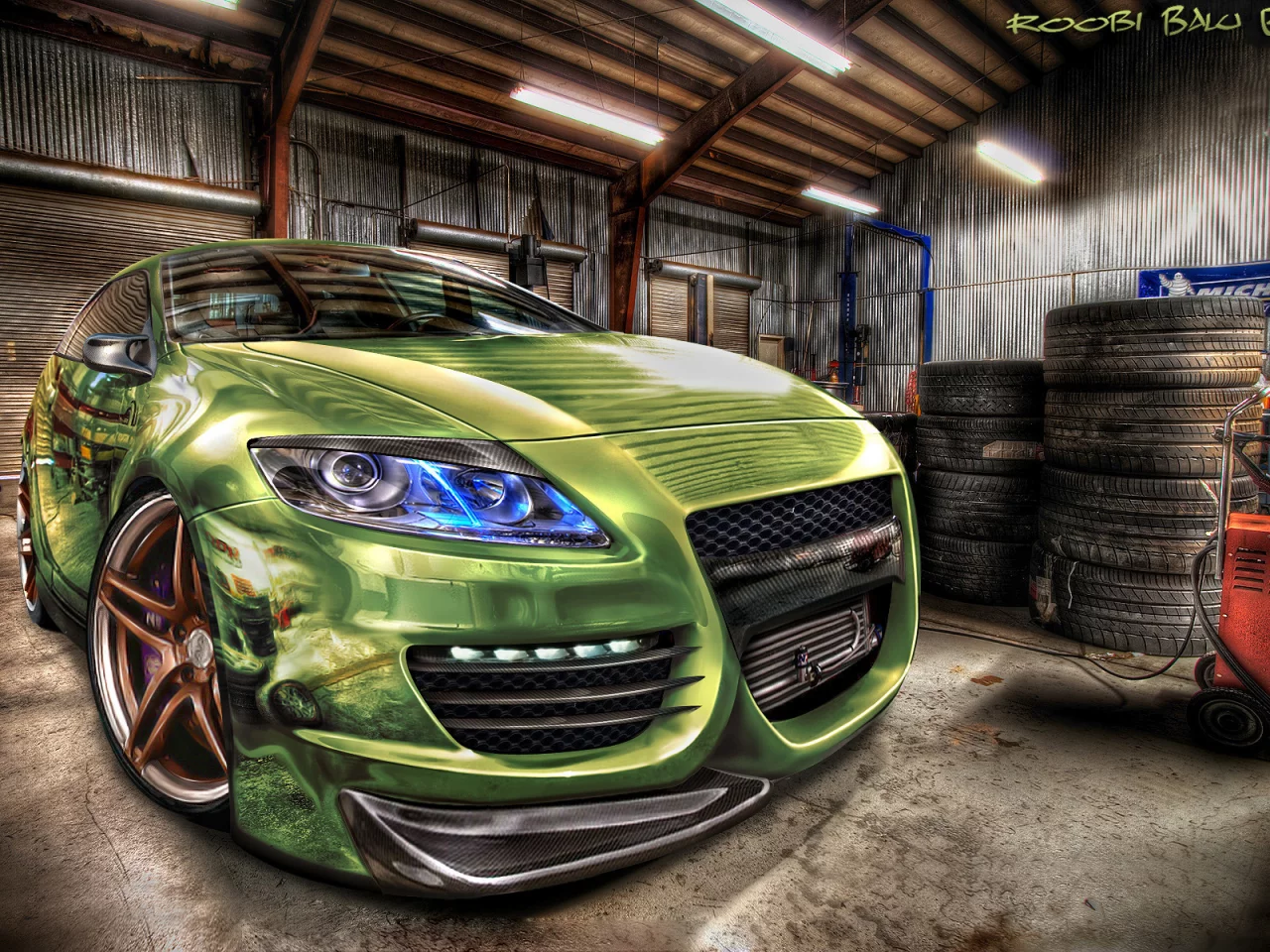 fisheye, crz, гараж, hdr, honda
