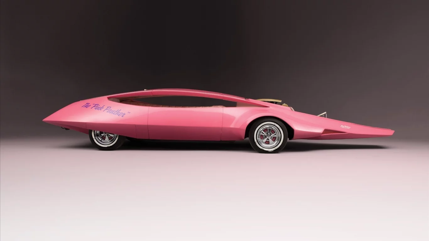авто, надпись, pink panther car, widescreen