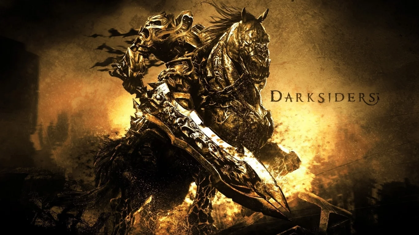меч, war, всадник, апокалипсис, война, конь, darksiders